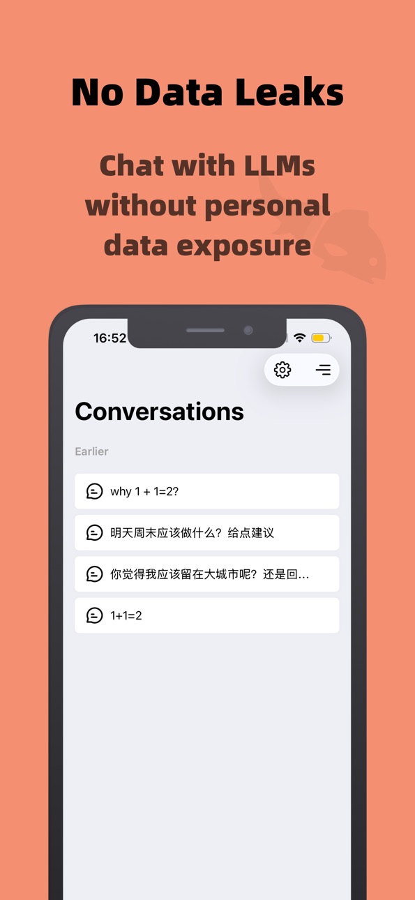 iPhone screenshot