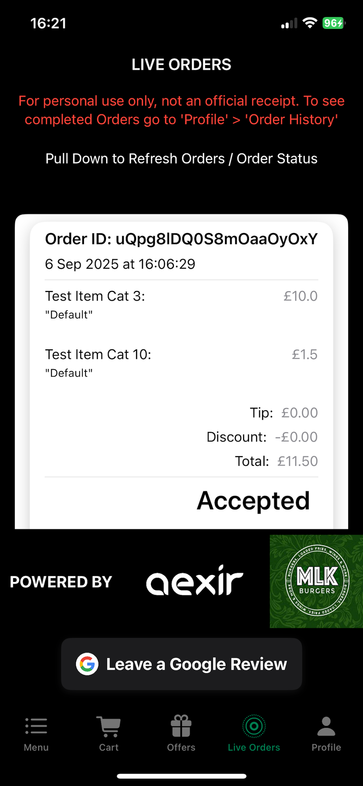 MLK Burgers screenshot 3