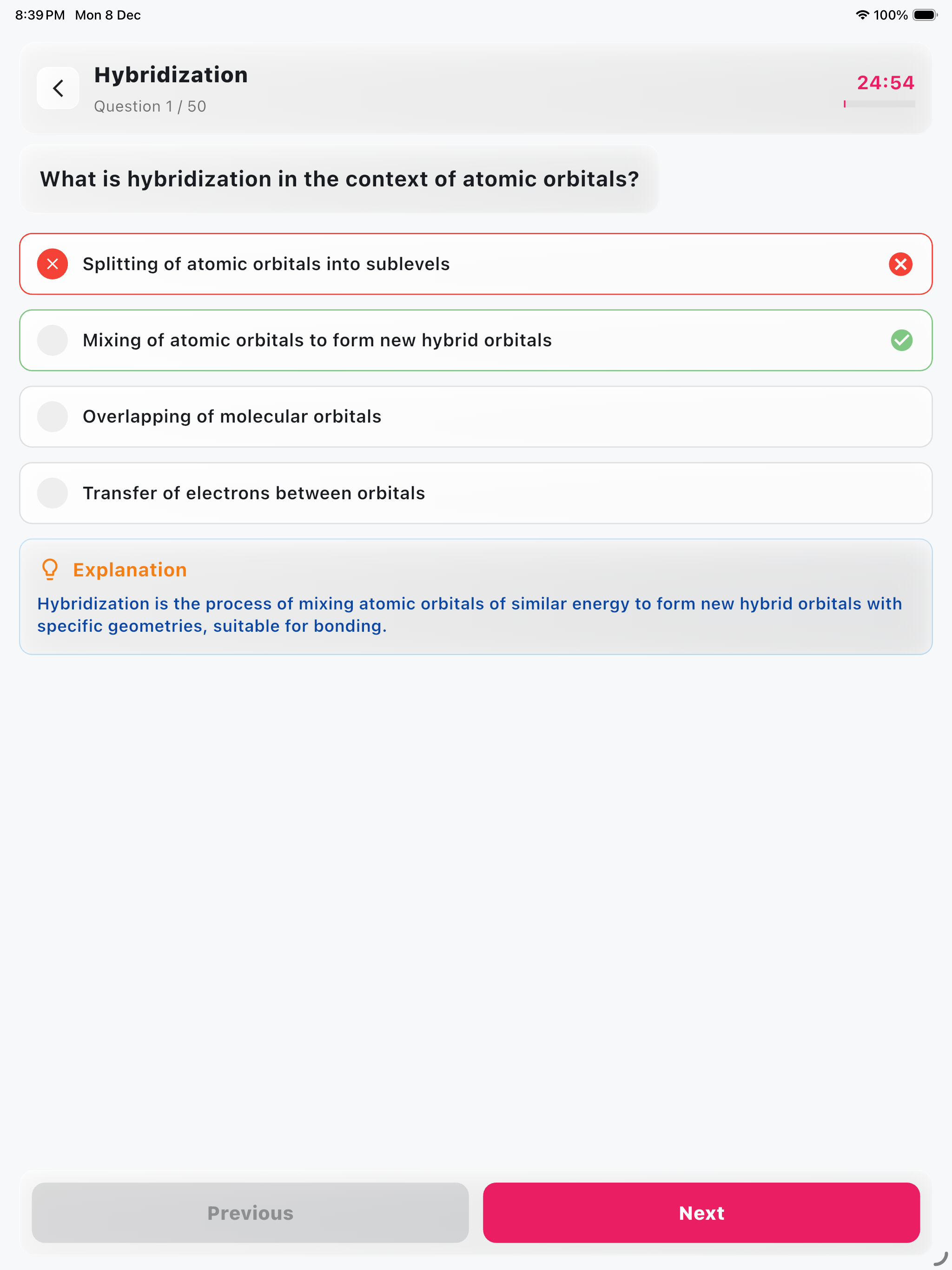 Organic Chemistry Practice Pro screenshot 12