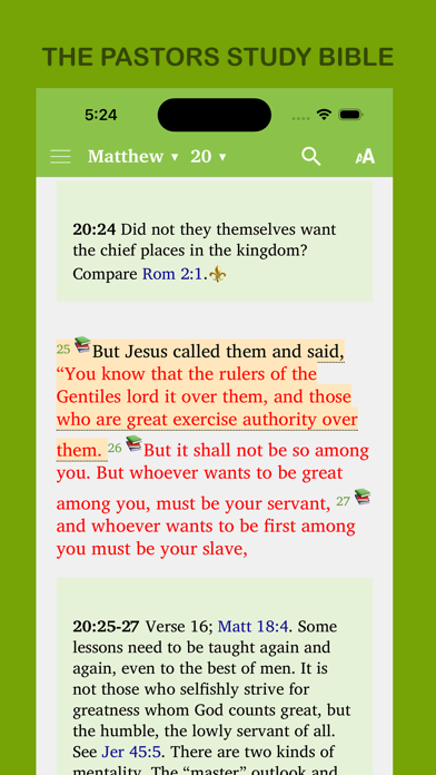 The Pastors Study Bible Screenshot
