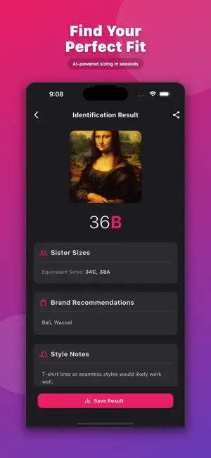 AI Bra Size Identifier screenshot 1