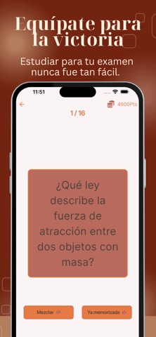 Examen de Admisión Universidad screenshot