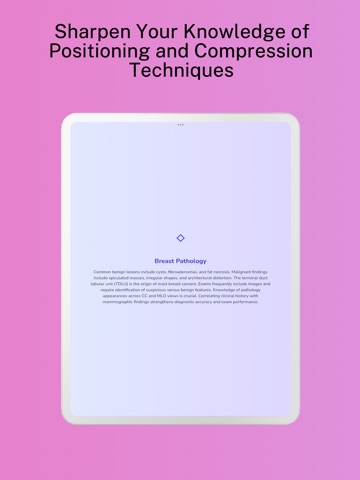 Mammography Mastery iPad screenshot