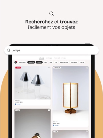 Interencheres enchère en ligne iPad screenshot 3