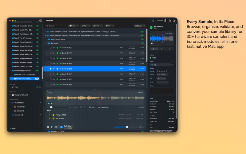 SampleStack screenshot