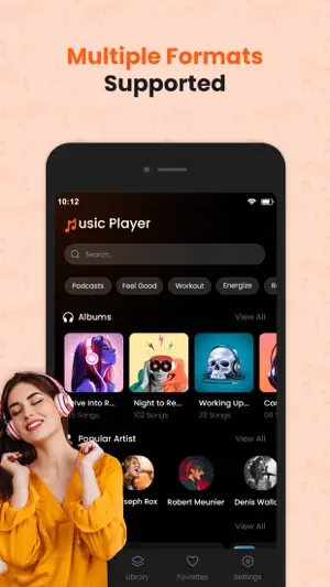 Music Player : Songs, Videos screenshot 1
