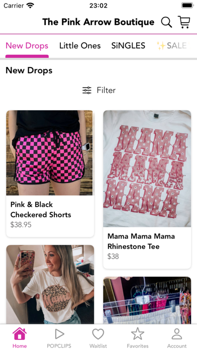 The Pink Arrow Boutique Screenshot