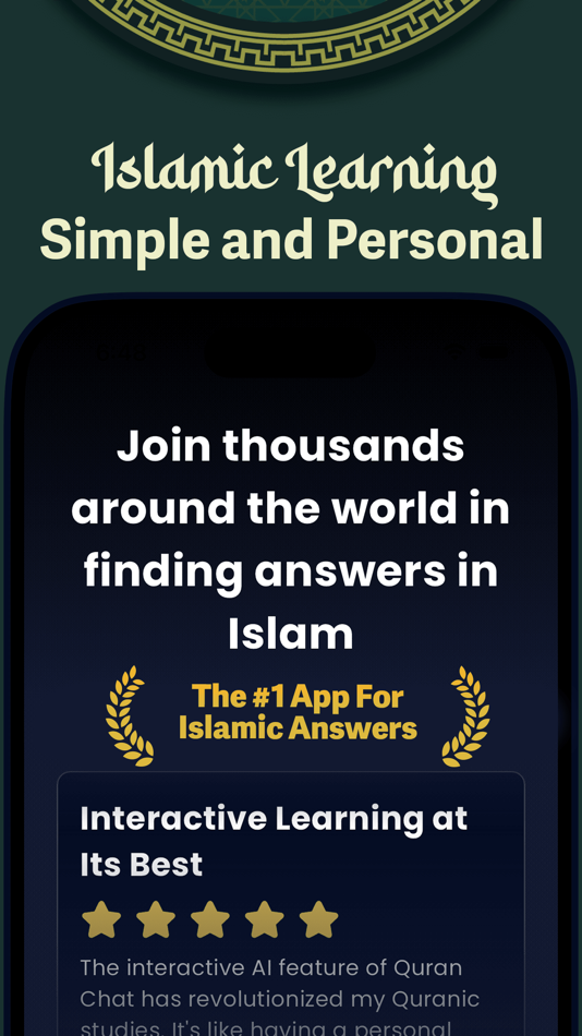 #2. Quran Chat - Ask, Read, Pray (iOS) By: Sabres Media LLC