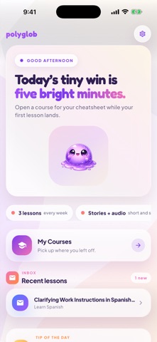 Polyglob: Language Lessons Screenshot 1 of 8