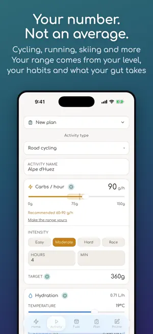 CarbPlanner: Race Nutrition screenshot 4