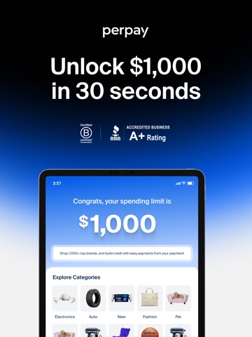 Perpay - Shop and Build Credit ipad screenshot 3