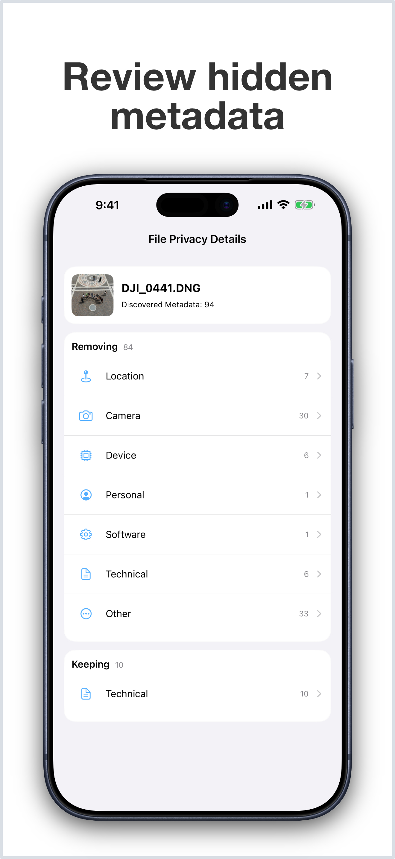 PuryFile: Metadata Remover screenshot 3