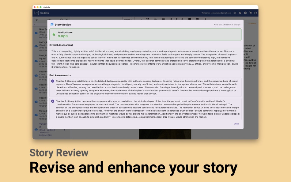 #4. Codella - AI Story Writer (macOS) By: Jonathan Ng