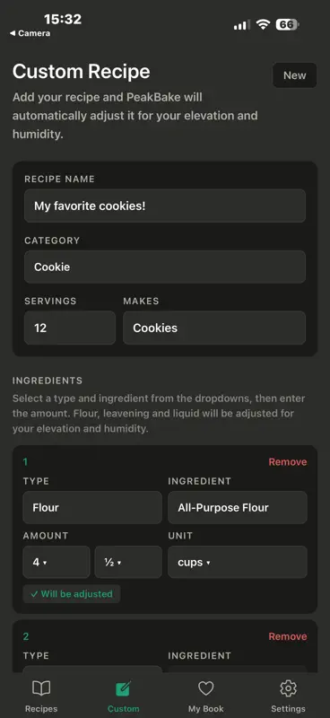 PeakBake screenshot 5 of 7