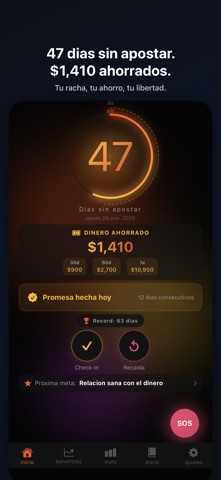 Unstake - Deja de Apostar screenshot