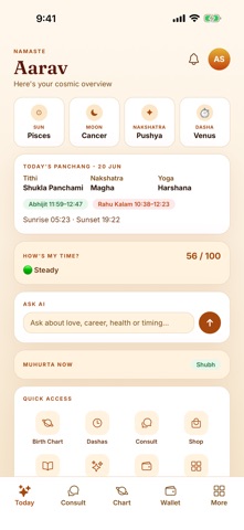 Astro Logics: Vedic Astrology iPhone screenshot