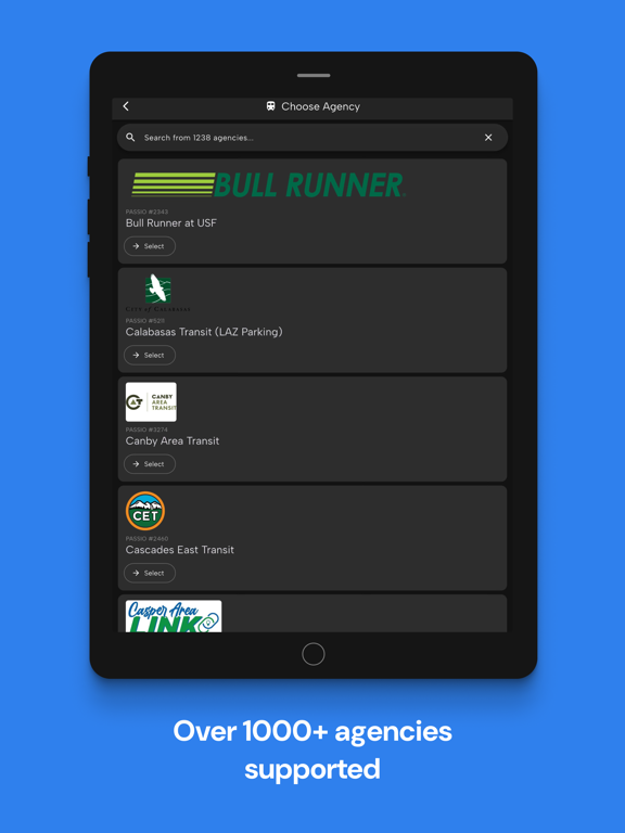 Destination Shuttle iPad screenshot 2 - Navigation app