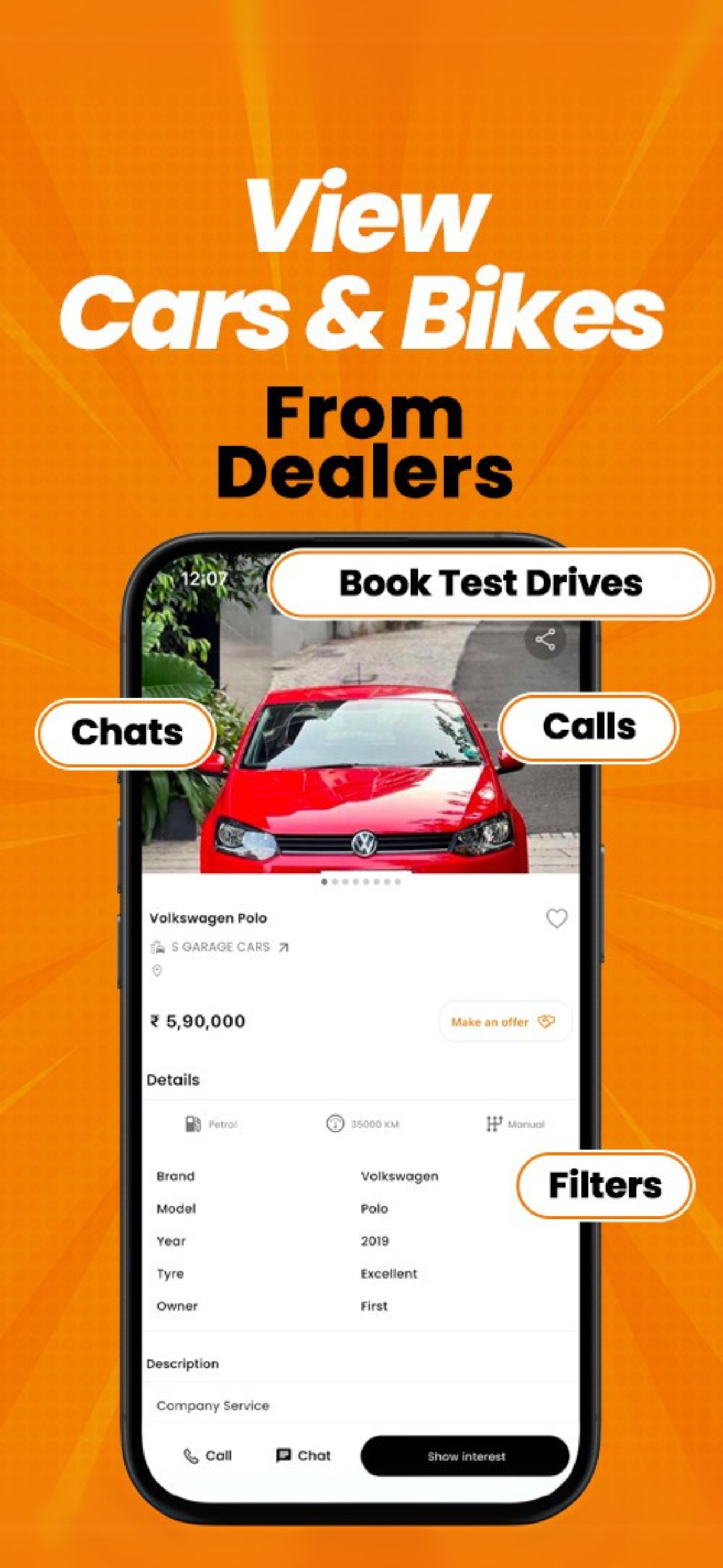 Motomap:Find Used Cars & Bikes
