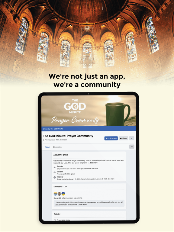 The God Minute iPad screenshot 5 - Health & Fitness app