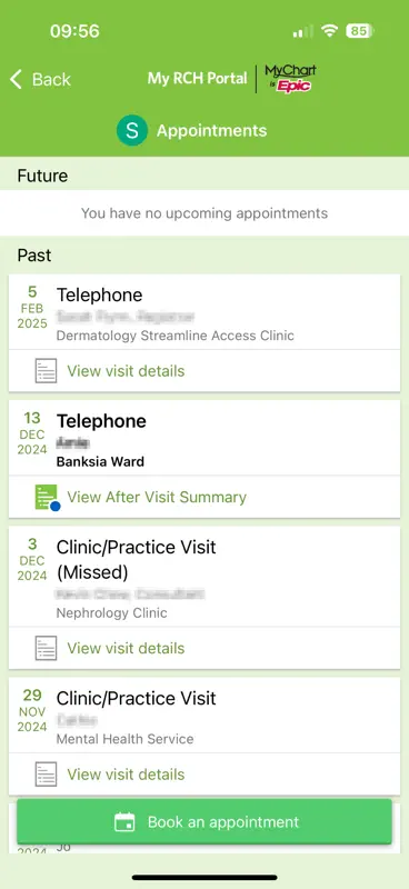 My RCH Portal screenshot 3 of 4