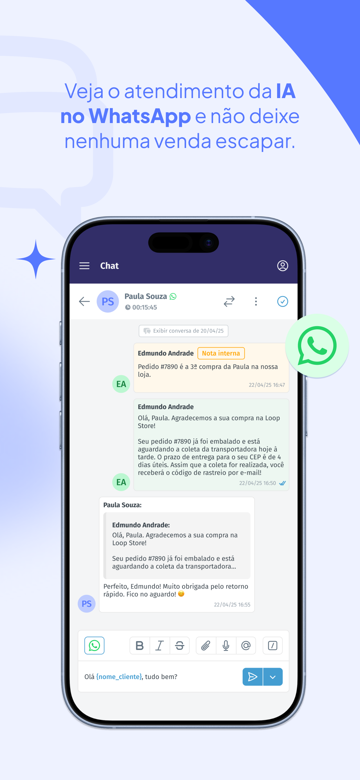 Loopia: Chat commerce com IA