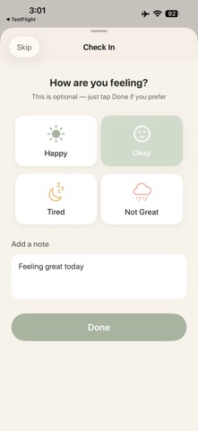 App screenshot
