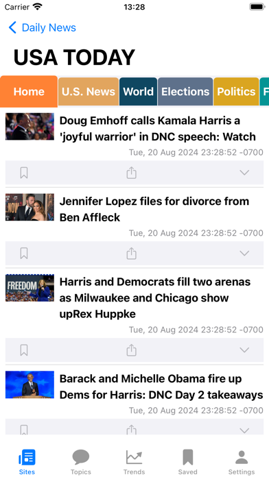 Trusted News 2025: US & World Screenshot