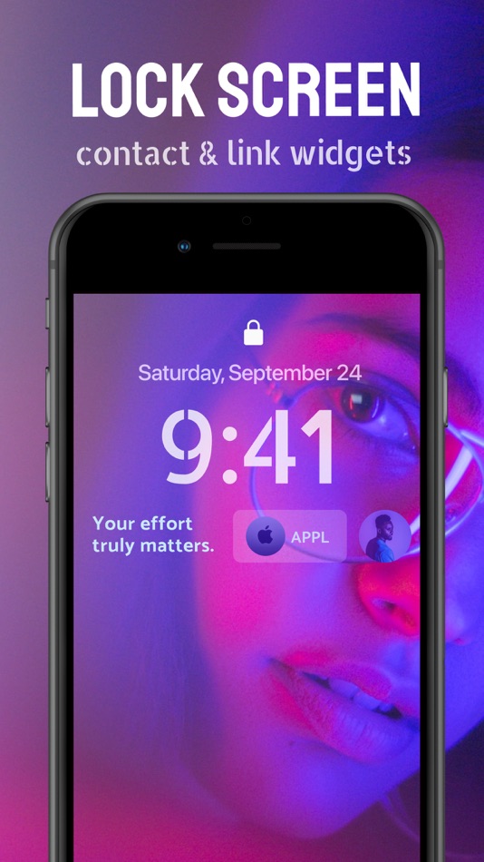 #1. Lockscreen & Homescreen Widget (iOS) Ved: App Toro