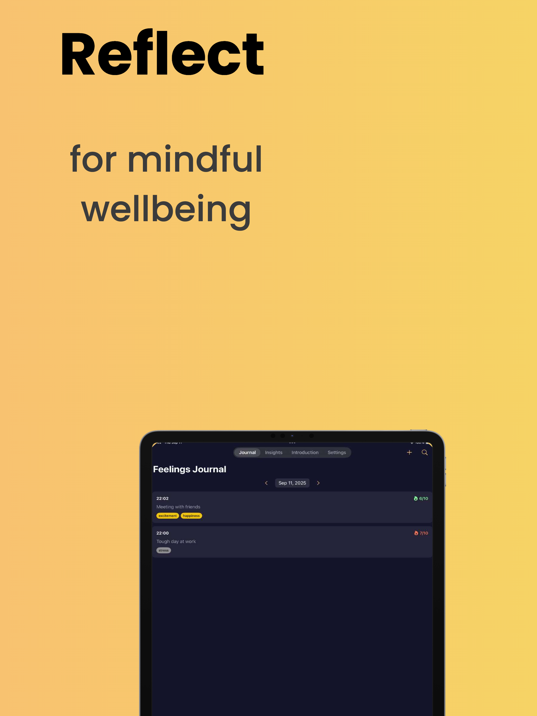 Reflekto. Feelings Journal screenshot 11