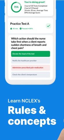 NCLEX RN Test Mastery 2026 screenshot