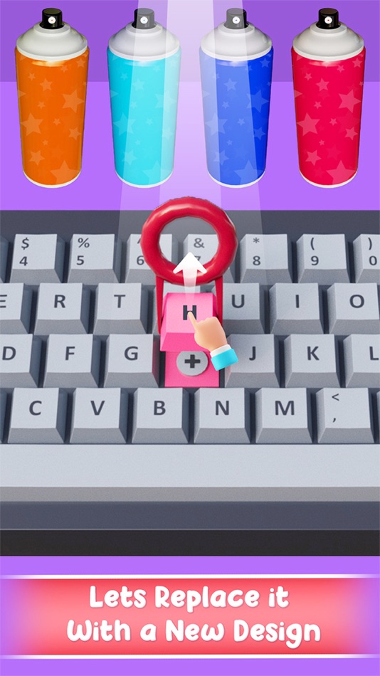 #2. DIY Keyboard: Fun Art Games 3D (iOS) 由: haroon rasheed