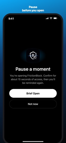 FrictionBlock: App Blocker Screenshot 1 of 4