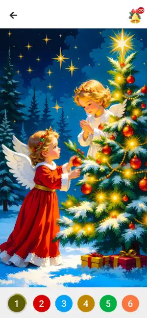 Christmas Color by Numbers screenshot 4