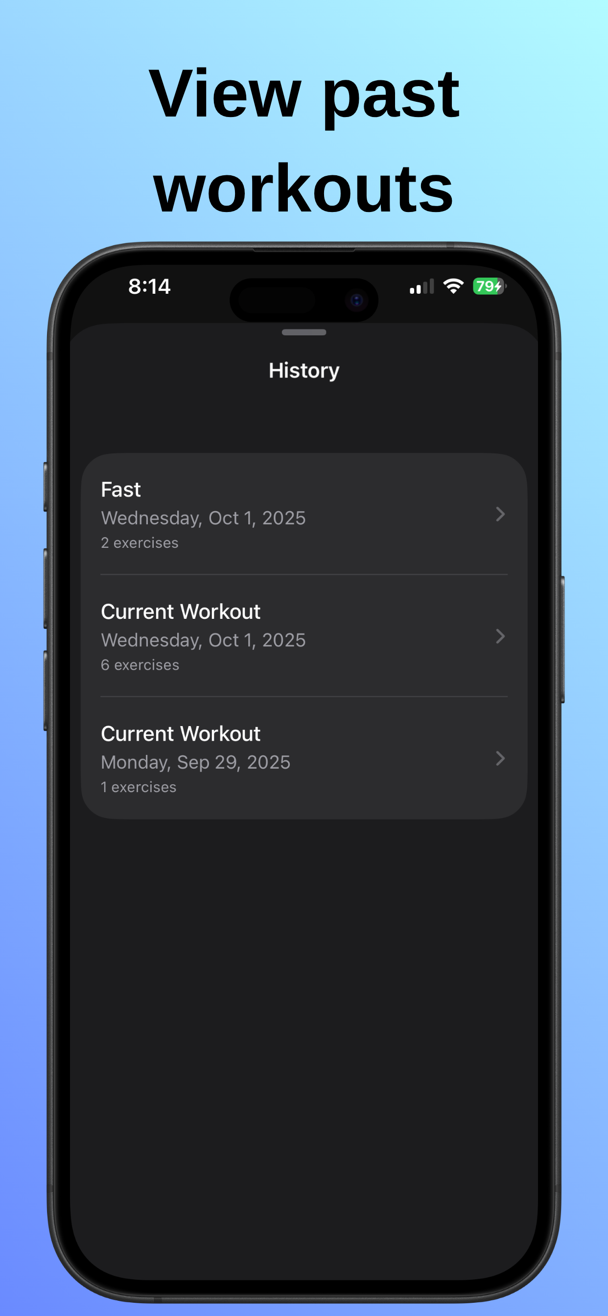 Lift Notes - Gym Tracker