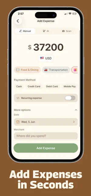 AI Expense Tracker - CashPilot screenshot 2