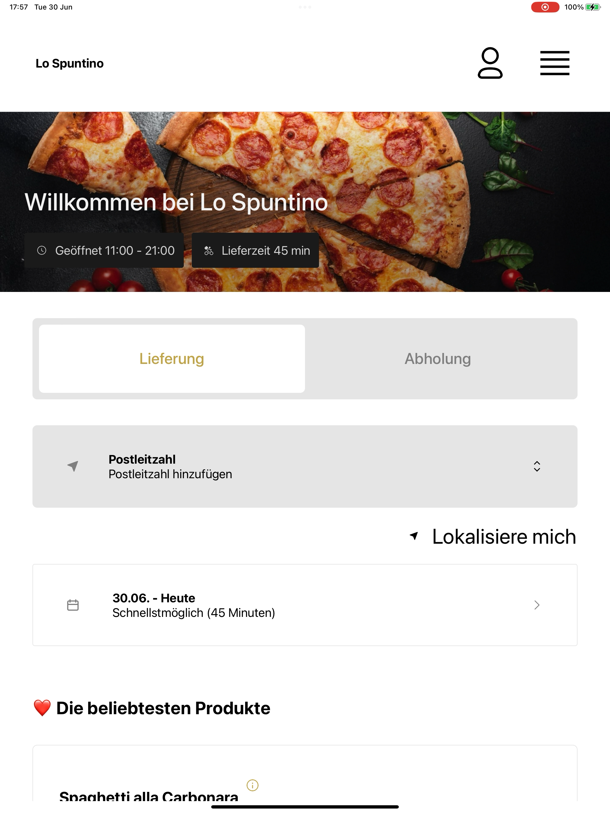Lo Spuntino DE screenshot 9