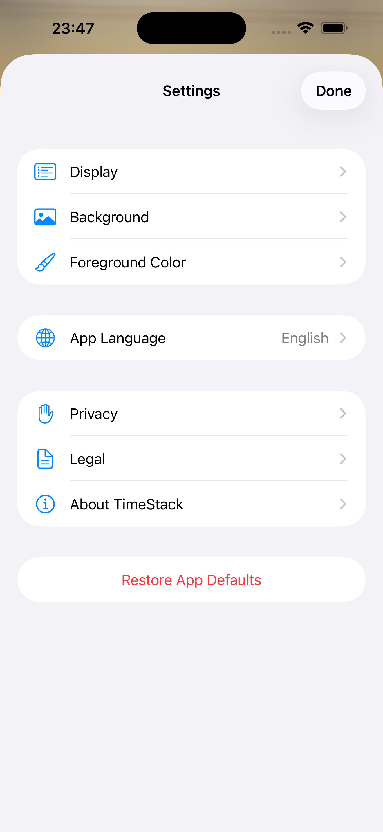 TimeStack Pilot