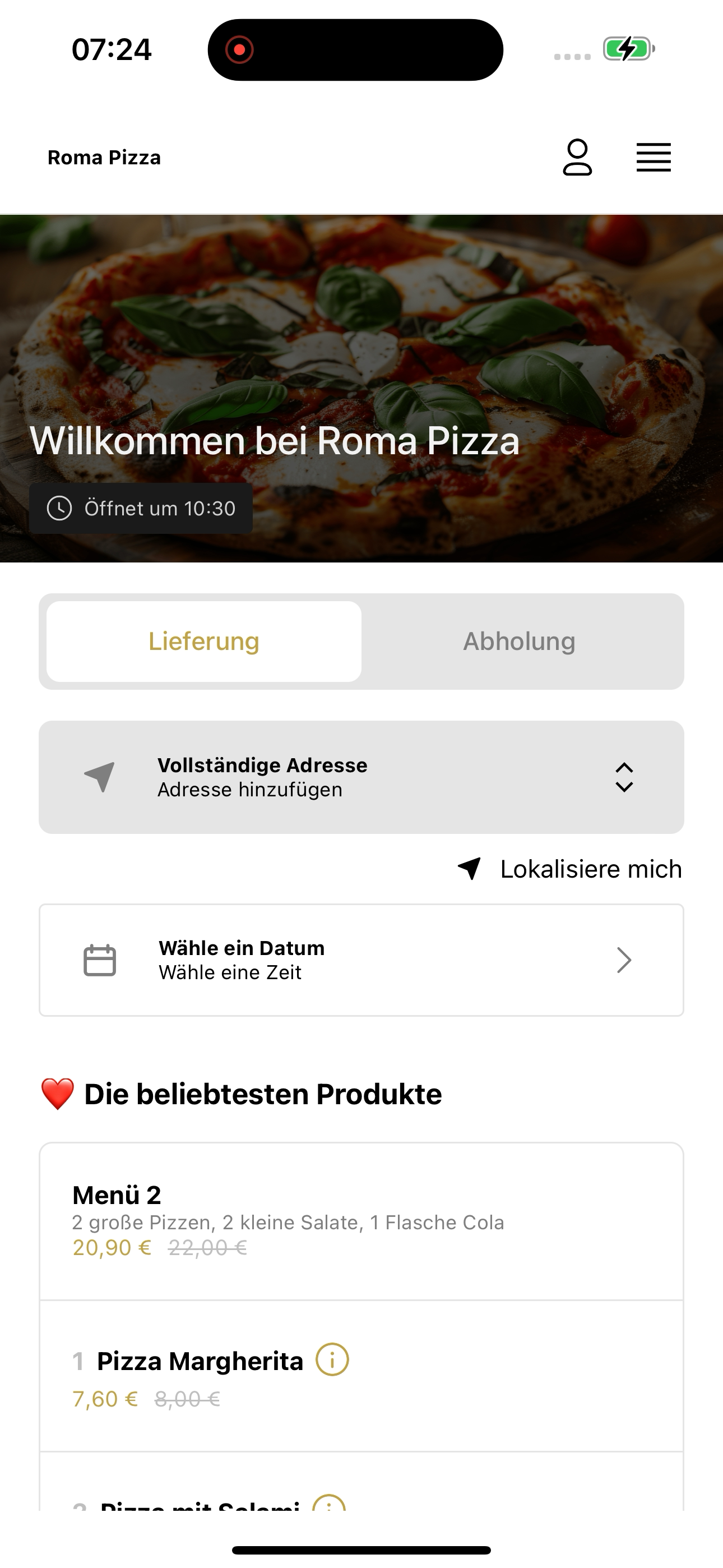 Roma Pizza Stuttgart screenshot 6