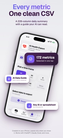 AI Health Export Screenshot 6 of 9