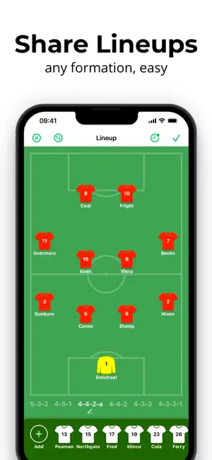 Soccer Line Up Builder screenshot 1