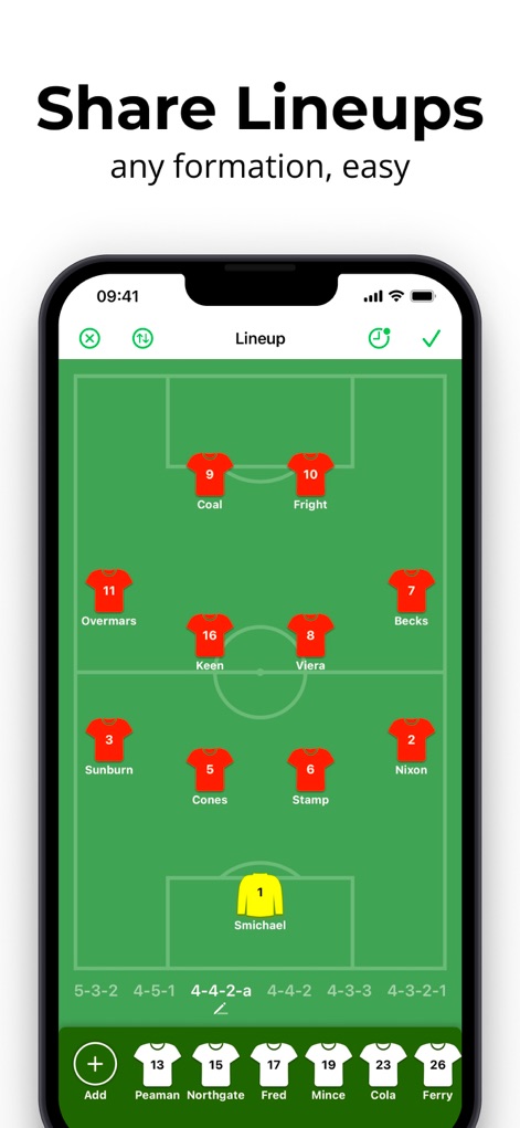 Soccer Line Up Builder - Pro - Sports App | MWM