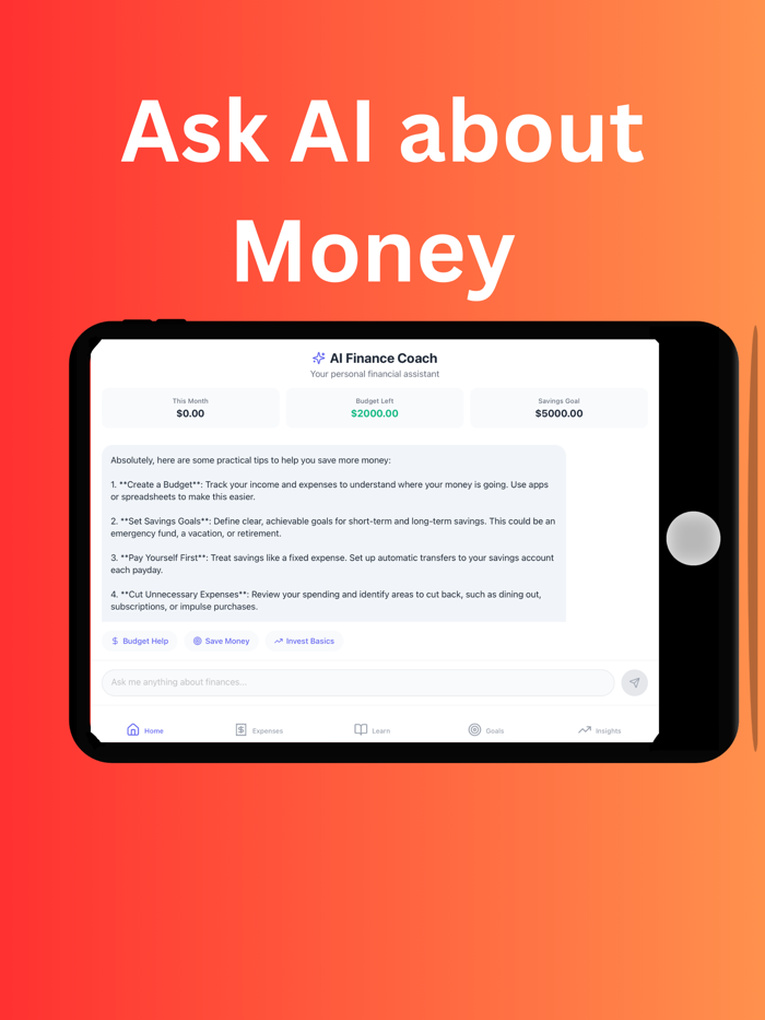 Budget and Track Finances