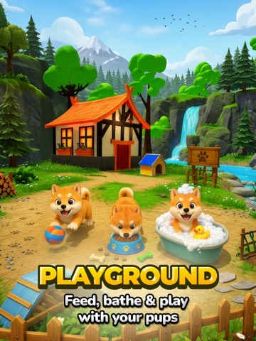 Puppy Saga: Dog Run and Care iPad screenshot