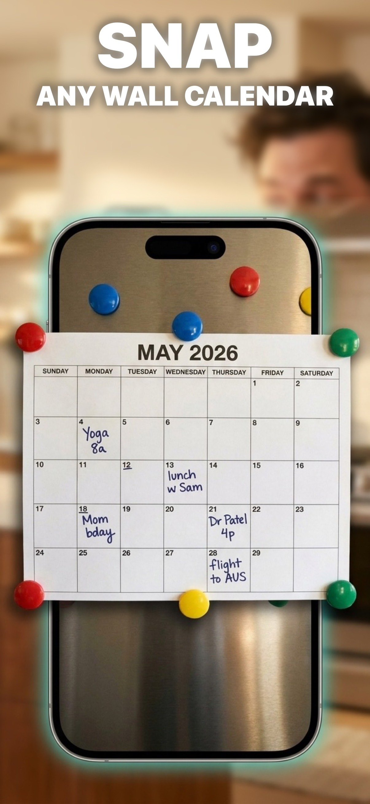 Fridge2Cal - Calendar Sync