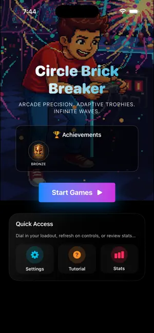 MHL: Circle Brick Breaker screenshot 1