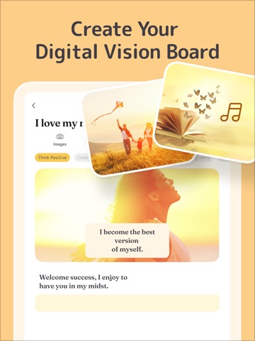 Vision Board Perfectly Happy iPad screenshot