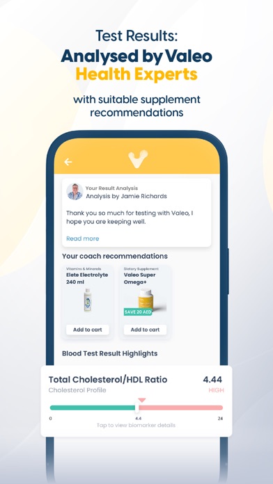 Valeo Health: At-home Wellness Screenshot