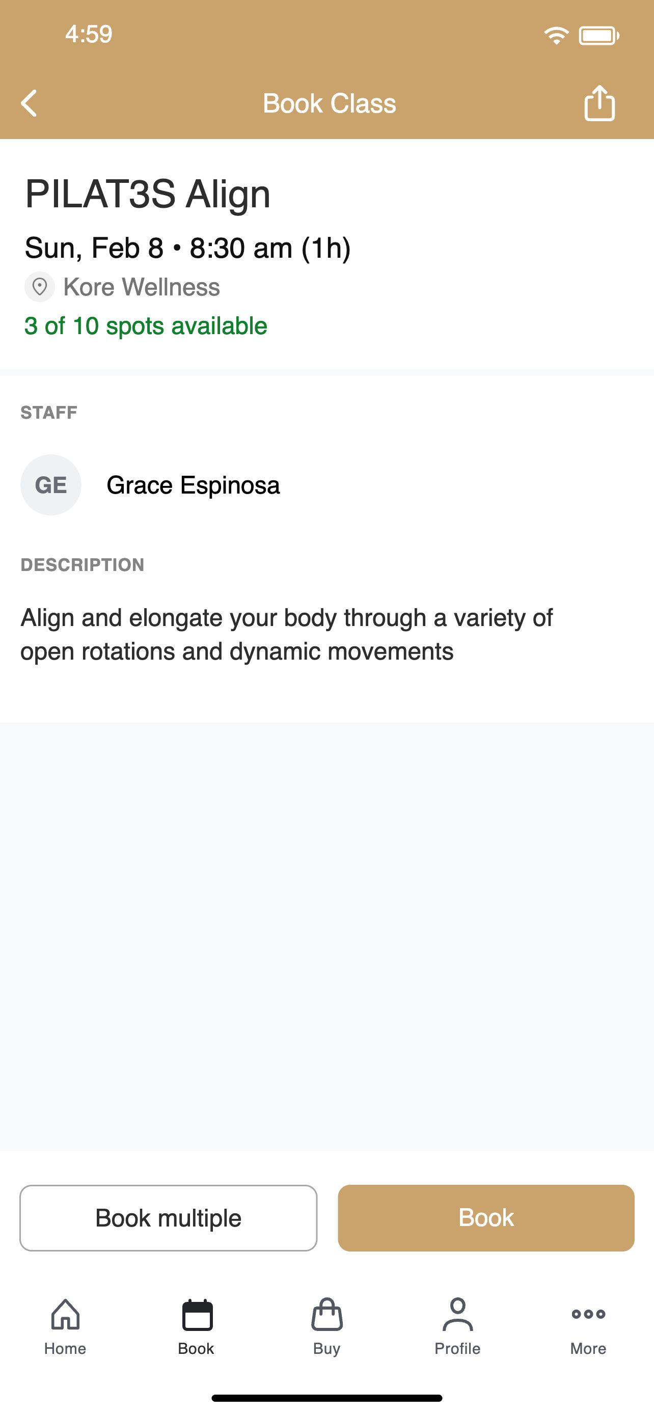 PILATES BY KORE