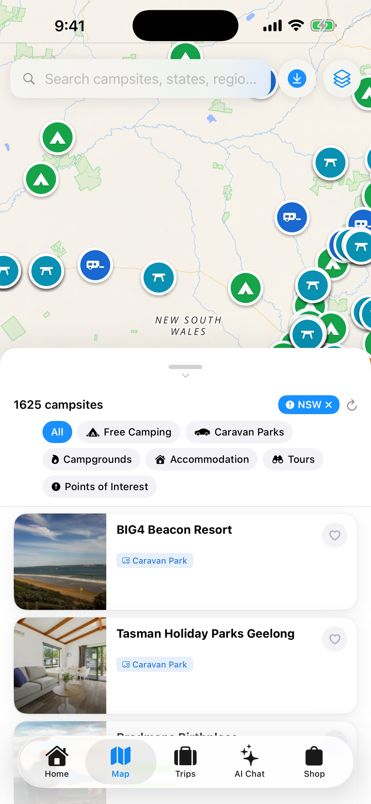 Camping Australia screenshot 2