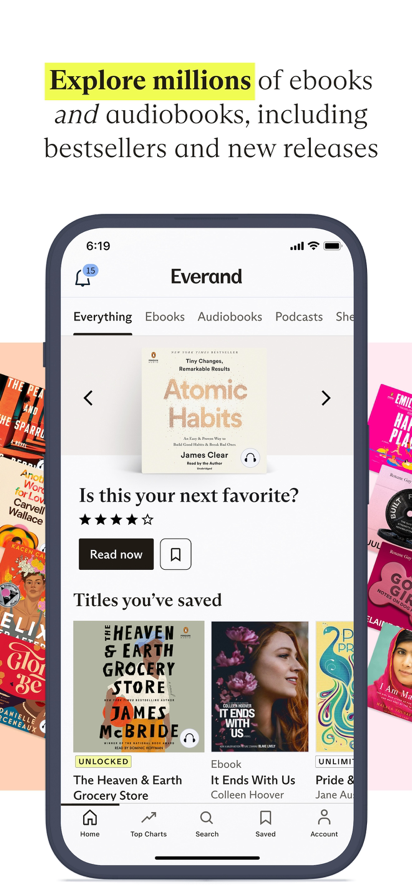 Everand: Ebooks and audiobooks Screenshots